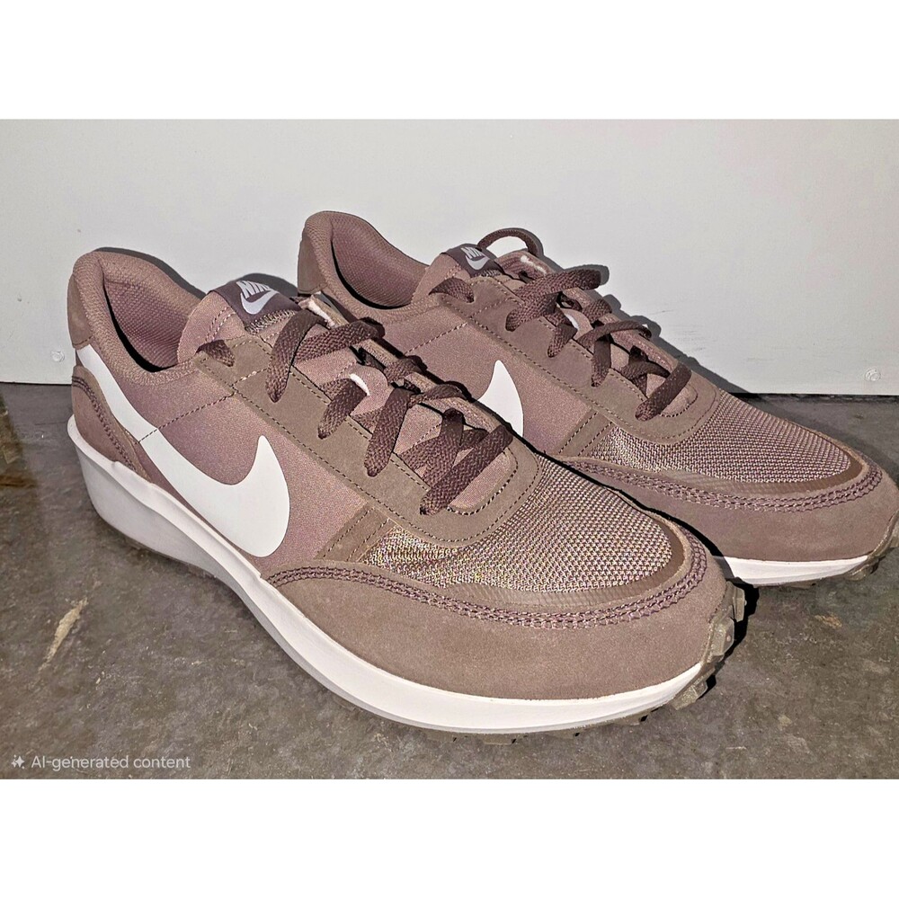 Nike Waffle Nav Men's 11.5 Women's 13 Mink Brown Ironstone FJ4195-201 NIB